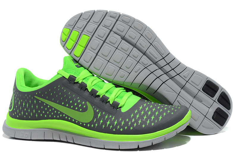 Hot Nike Free3.0 Men Shoes Limegreen/Lightslategray
